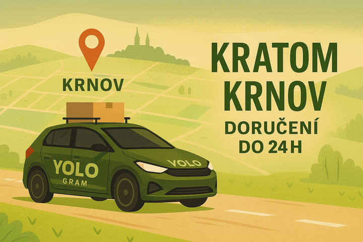 🚗 Rozvoz kratomu Krnov – Dovezeme až k tobě domů, 24/7