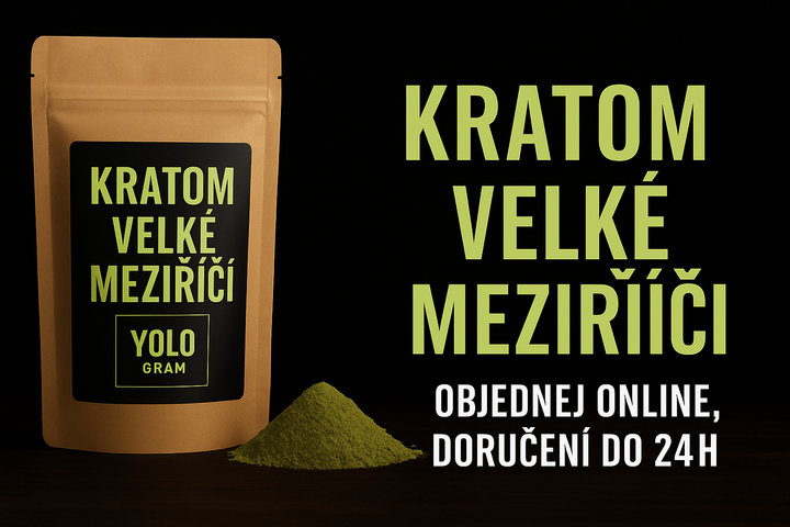 🌿 Kratom Velké Meziříčí – Objednej online, doručení do 24h