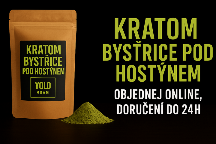 🌿 Kratom Bystřice pod Hostýnem – Objednej online, doručení do 24h
