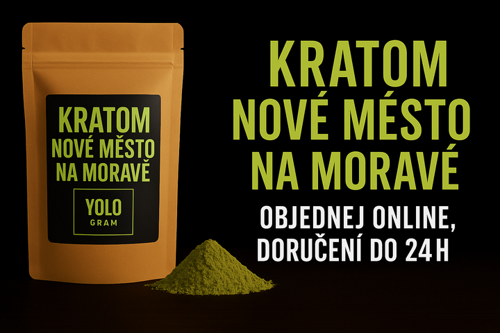 🌿 Kratom Nové Město na Moravě – Objednej online, doručení do 24h