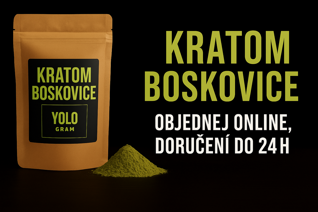 🌿 Kratom Boskovice – Objednej online, doručení do 24 hodin