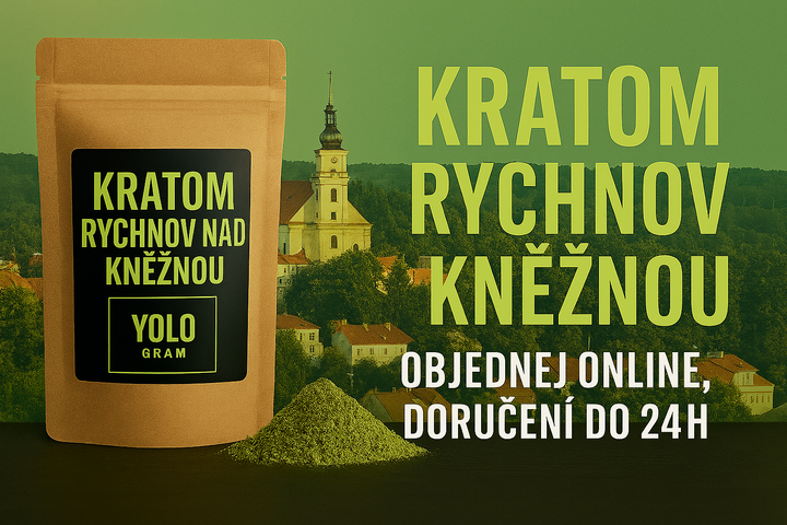 🌿 Kratom Rychnov nad Kněžnou – Objednej online, doručení do 24 hodin